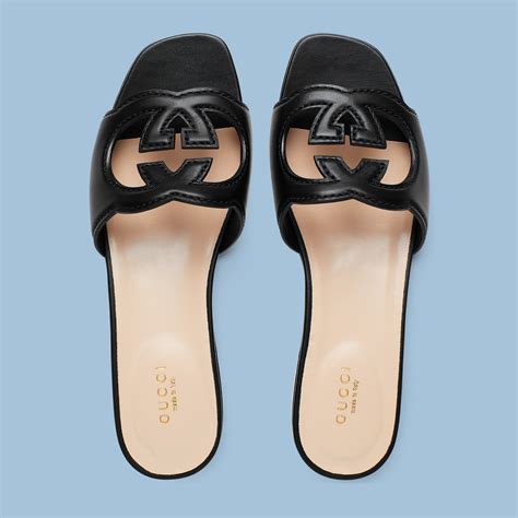 gucci cutout slide|gucci original slides.